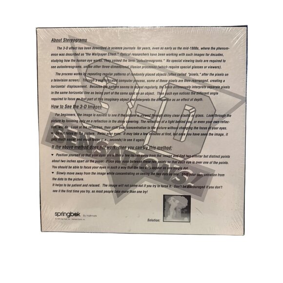 Springbok 3-D vision picture Puzzle Go for The Green 500 Pieces Hallmark 1994 - Picture 2 of 8